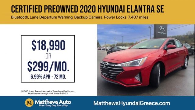 Check out the BIG Selection of Certifieds at Matthews Hyundai of Greece! смотреть онлайн
