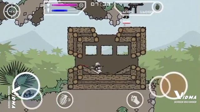 Игра с другом в Mini Militia смотреть онлайн