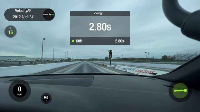 1/4 Mile Run - Tuning and Testing WMI System on 2012 Audi S4 смотреть онлайн