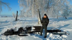 Обзор нашего мотобуксировщика ORR-57 с модулем Толкач