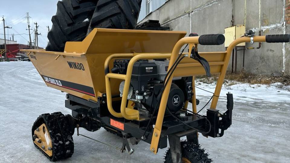 Обзор мототележки с гусеничным приводом модель(LMY-500S XLD)