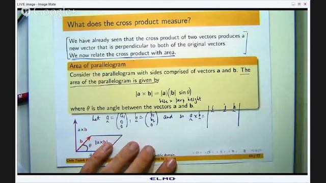 Cross product and area of parallelogram смотреть онлайн
