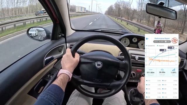 2004 Lancia Ypsilon III [1.2 8v 60HP] |0-100| POV Test Drive #1674 Joe Black