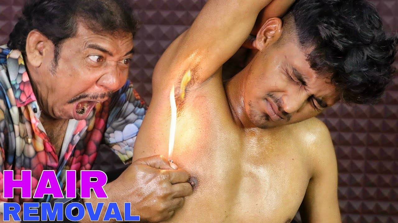 Underarm Hair Removal | Intense Hair Cracking | Head Massage & Neck Cracking | Hair Scratching ASMR смотреть онлайн