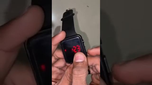 HOW TO SET TIME IN SQUARE LED-DIGITAL WATCH || SMART TECH || смотреть онлайн