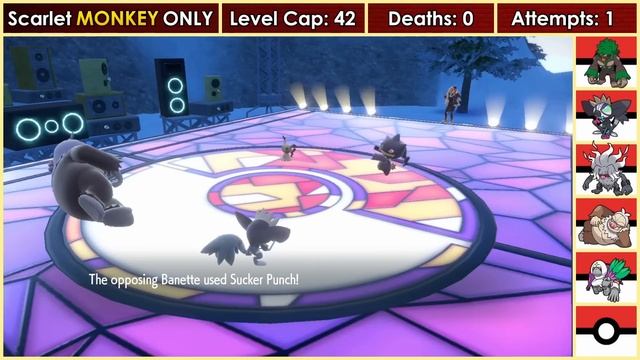 Pokémon Scarlet - Monkeys ONLY - Hardcore Nuzlocke смотреть онлайн