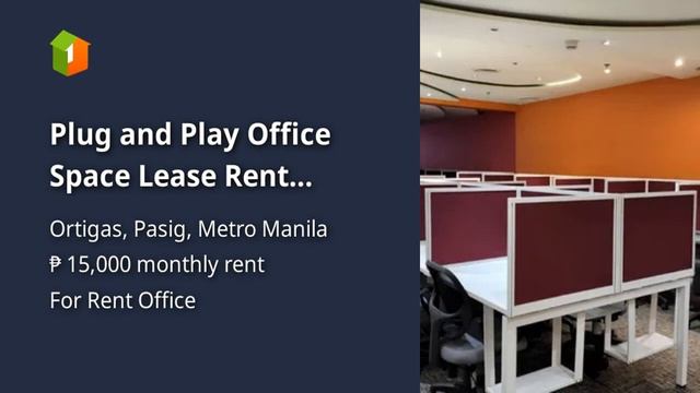 Plug and Play Office Space Lease Rent Quezon City 150 seats смотреть онлайн
