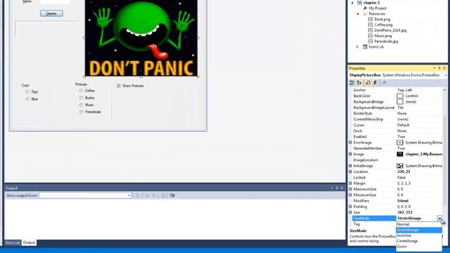 Working with the SizeMode property of a Pictiurebox смотреть онлайн