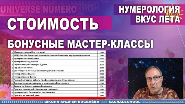 Нумерология. Вкус Лета - Андрей Киселев - Гостевой вечер смотреть онлайн