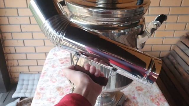 Никелированный самовар 40 литров смотреть онлайн