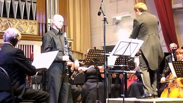 солист Гладилин Алексей, Концертино для кларнета и камерного оркестра, Дирижер В. Заводиленко