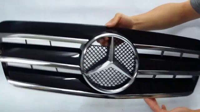 CrazyTheGod W208/C208/A208 1997-2002 GRILLE/GRILL 3FIN CHROME/BLACK for Mercedes-Benz (Grille) смотреть онлайн