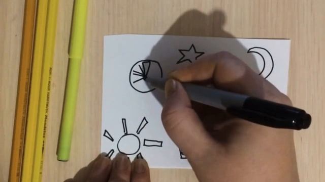 Изучаем желтый цвет. Рисование для детей