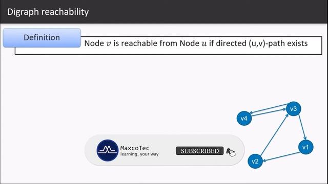 Directed Graph - Connectivity & Reachability смотреть онлайн