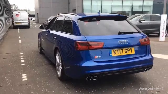 KT17GPY AUDI A6 AVANT TFSI QUATTRO S6 BLACK EDITION BLUE 2017, West London Audi смотреть онлайн
