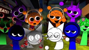 ХОРРОР СПРУНКИ VS ОБЫЧНЫЕ СПРУНКИ. FNF БАТТЛ. СМОТРЕТЬ МУЛЬТИК