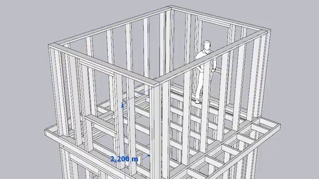 Силовой каркас 3х4 метра смотреть онлайн