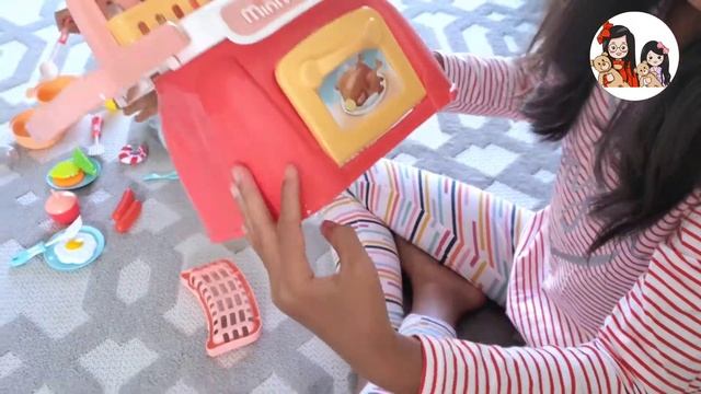 UNBOXING MINI KITCHEN TOY | Cooking toys | AMAZON | AKILAH and GREY смотреть онлайн