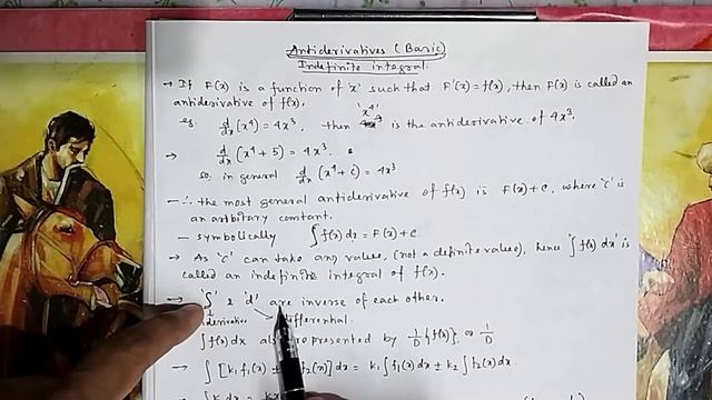 Lecture 1:Concept of Antiderivative, Indefinite integral, Some standard formula. смотреть онлайн