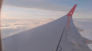 Полет в облаках под музыку. Весь полет из Екатеринбурга в Москву с остановкой в Ижевске. ИЖавиа