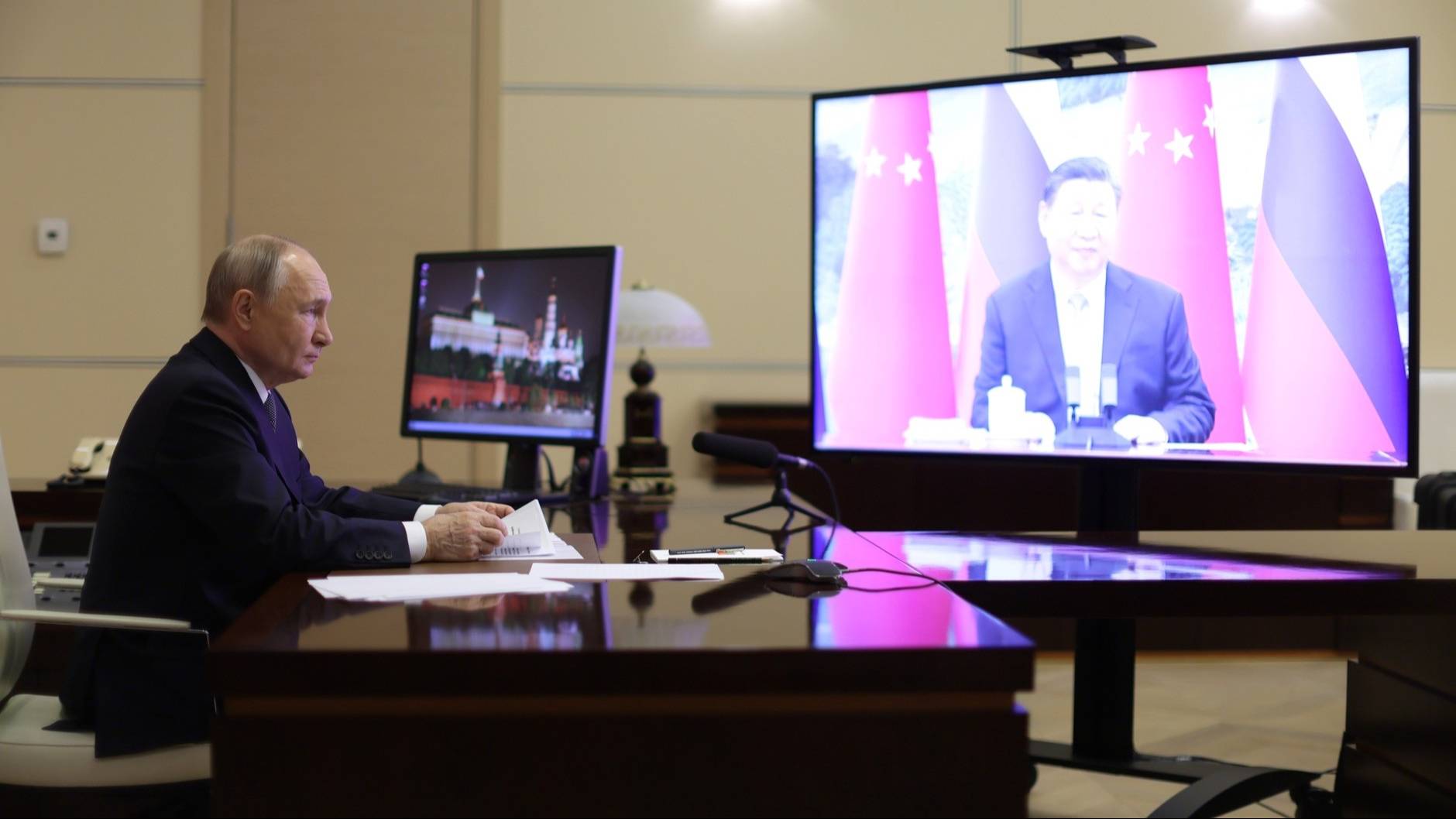 Переговоры Владимира Путина с Председателем Китайской Народной Республики Си Цзиньпином смотреть онлайн