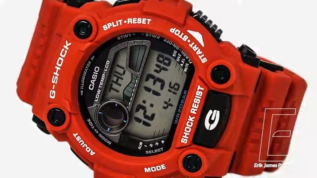 Casio Men's G7900A-4 G-Shock Rescue Red Digital Sport Watch Rare смотреть онлайн