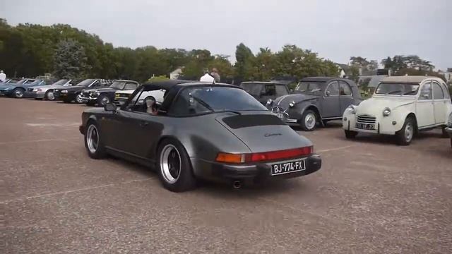 Sound of mechanics @ low speed : PORSCHE 911 Carrera 3.2 Cabriolet 218 ch смотреть онлайн