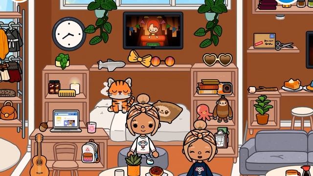 Рум-тур по нашему домику🍂 #tocaboca смотреть онлайн