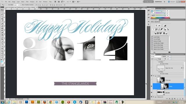 Editing fotoblossom Photoshop Card Templates смотреть онлайн