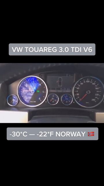 VW TOUAREG 3 0 TDI V6 -30*C / -27*F COLD START #volkswagen #car #coldstart #viralshorts #viral смотреть онлайн