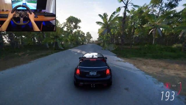 Mini Cooper GP 2021 - Forza Horizon 5 | Logitech G920 gameplay смотреть онлайн