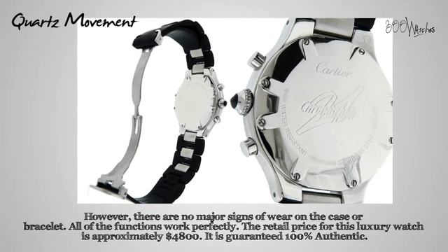 Cartier Chronoscaph 21 Chronograph 2424 Watch
