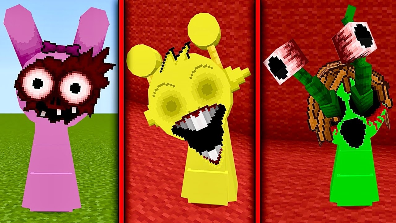 SPRUNKI в МАЙНКРАФТ Incredibox Minecraft смотреть онлайн