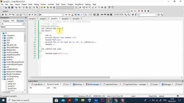 Function in C Part 6 смотреть онлайн