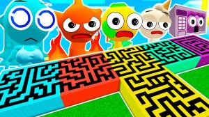 СПРУНКИ ПОТЕРЯЛИСЬ в ОГРОМНЫХ ЛАБИРИНТАХ в МАЙНКРАФТ!