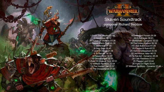 Total War Warhammer 2 Skaven Soundtrack смотреть онлайн