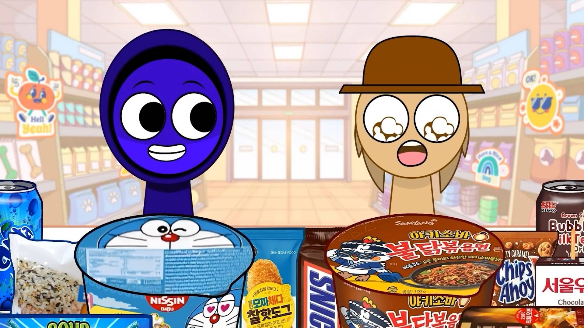 СПРУНКИ - ВКУСНАЯ ЕДА ИЗ СУПЕРМАРКЕТА. СМОТРЕТЬ ВИДЕО смотреть онлайн