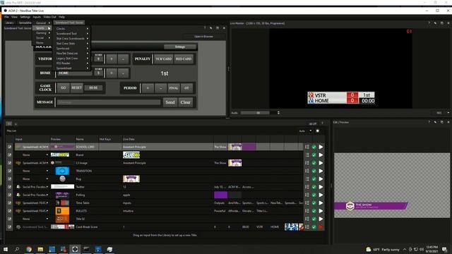 Switchblade 1U SDI vMix XTV Newblue Titler Live смотреть онлайн