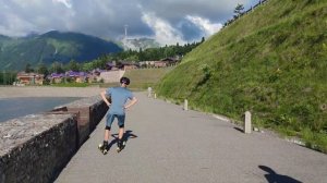 Как научиться правильной технике на лыжероллерах.