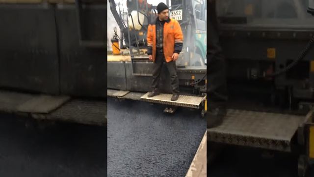 Укладка асфальта в г. Щелково ул.Чехова смотреть онлайн