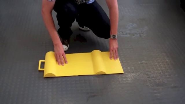Park Smart Yellow Safety Garage Parking Mat Guide at California Car Cover смотреть онлайн