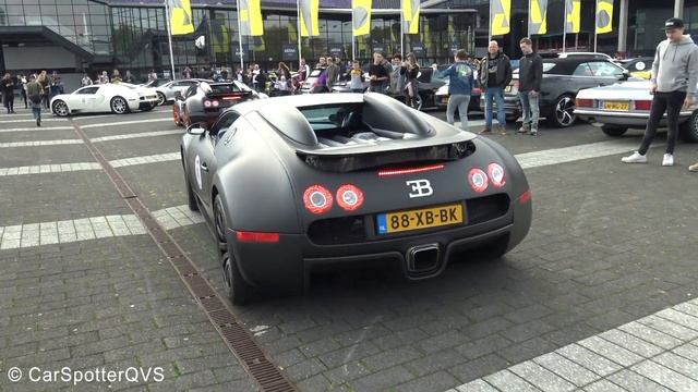 Bugatti Veyron 16.4 with MANSORY Exhaust - BRUTAL Revs and Accelerations! смотреть онлайн