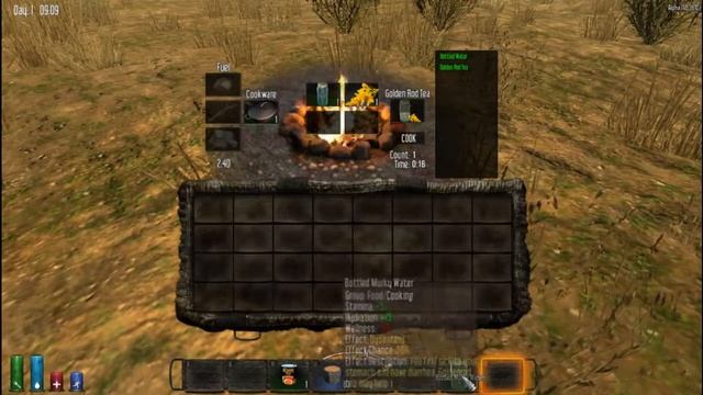 7 Days to Die Alpha 11.5 (How to Make Golden Rod Tea) смотреть онлайн