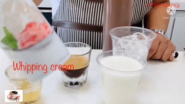 Iced caramel machiato, star bucks best seller ice coffee, by coffee ranger. смотреть онлайн