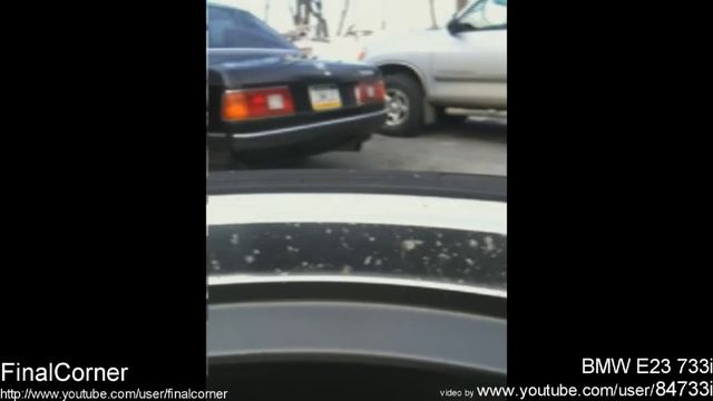 BMW 745i E23 exhaust sound смотреть онлайн