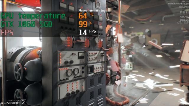 MSI GTX 1060 5gb Superposition Benchmark смотреть онлайн