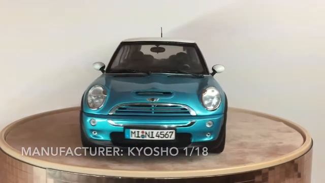 Modelcar presenting Mini Cooper S, Kyosho 1/18 смотреть онлайн