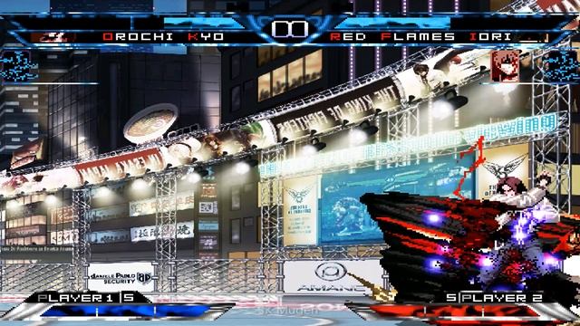 [KOF Mugen] Purple Flames Kyo Team VS. Red Flames Iori Team смотреть онлайн