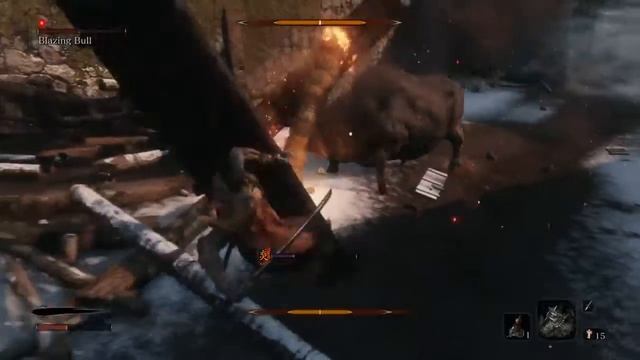 [Mini-Boss Fight] Sekiro: Shadows Die Twice - Ashina Castle / Blazing Bull смотреть онлайн