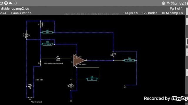 loop Line break detector circuit bdq bad quality signal detector signal validator circuit EOLR смотреть онлайн